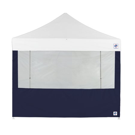 E-Z UP TAA Compliant Food Booth Sidewall, 13' W x 13' H, Navy Blue SW3FB13TCNB
